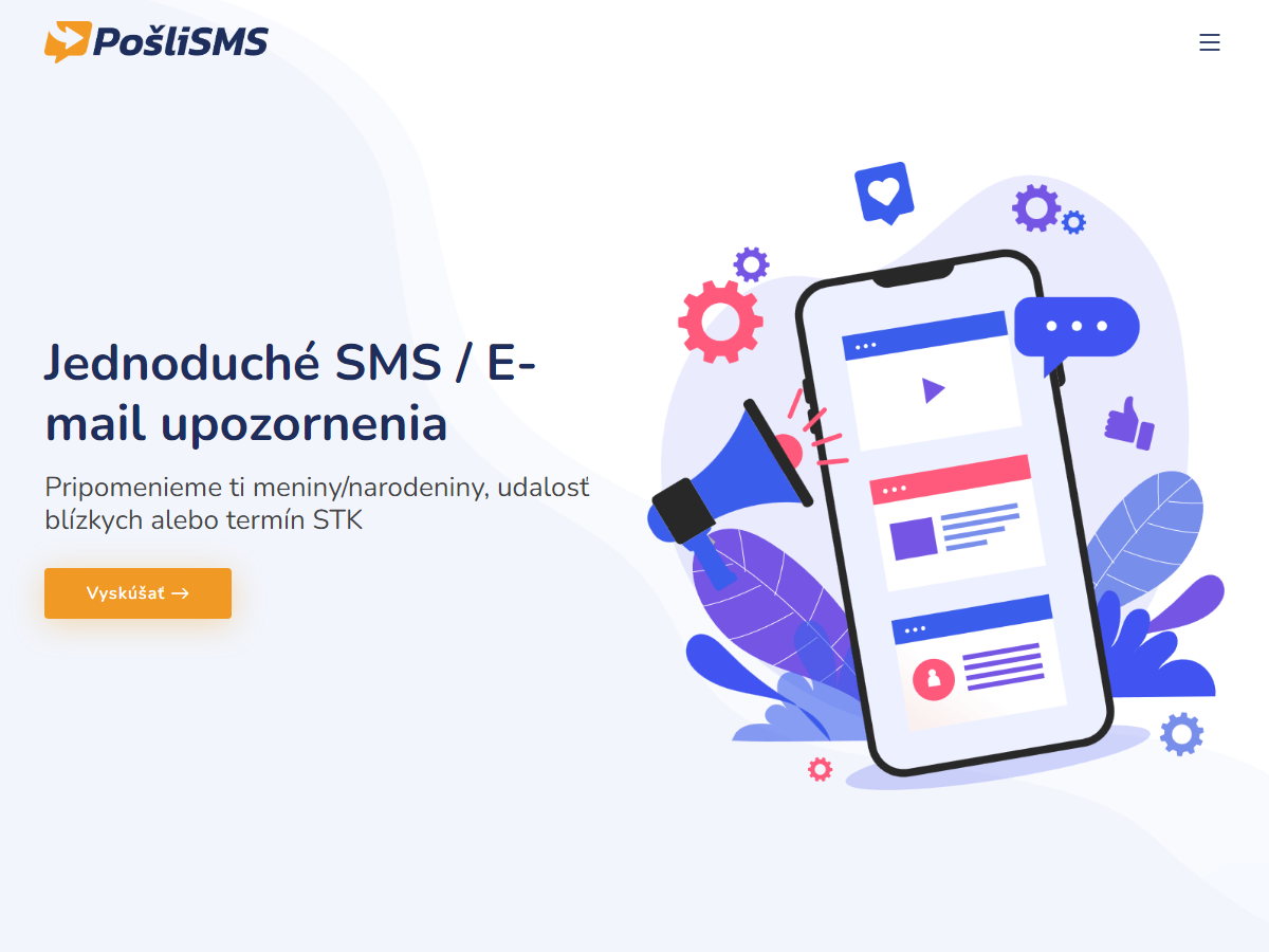 Ukážka projektu PošliSMS